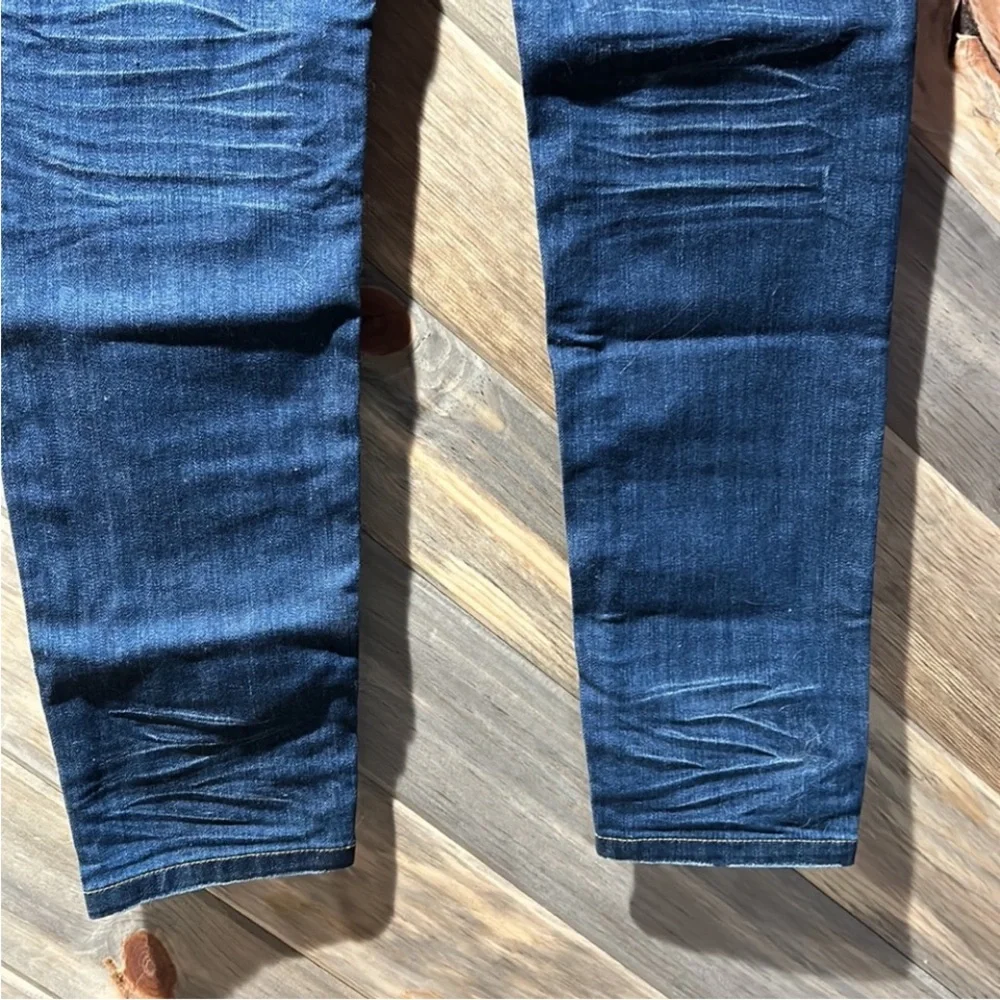 NWT Free People Haynes Wash Patchwork Crochet low rise straight leg jeans Sz 31 - Picture 7 of 8